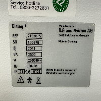 Bbraun Dialog+ Evo - Dialysis image 3